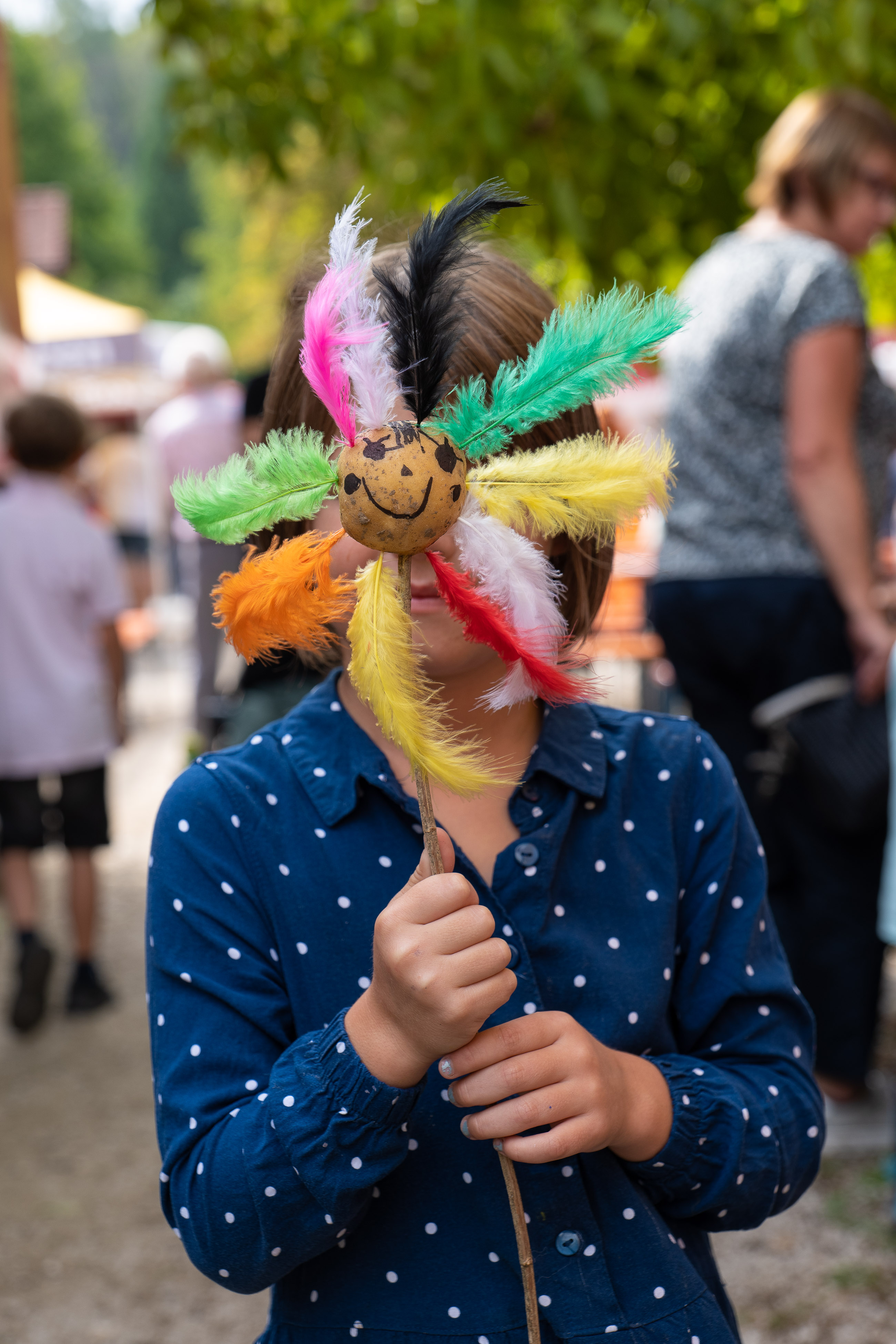 Kinder können bei der Mitmach-Aktion Kartoffelfiguren basteln - Foto: Matthias Meyer, Museum KulturLand Ries