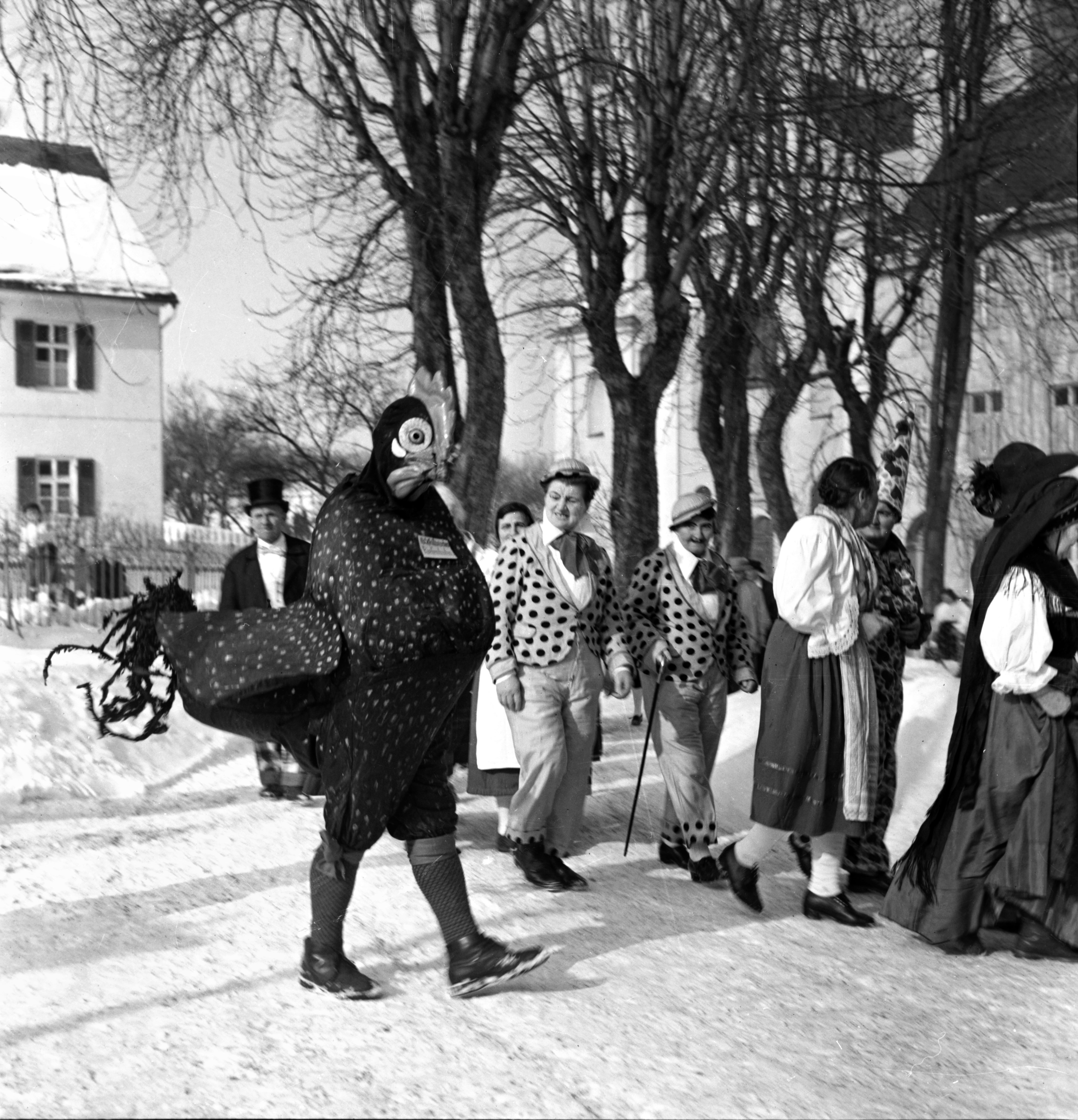 Irseer Anstaltsfasching, um 1960/62 - Foto: Hedda Reidt