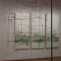 Blick in die Ausstellung "Material, Struktur, Licht - Arbeiten von Udo Rutschmann"