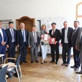 Delegation aus Kirgistan zu Besuch in der Schule der Dorf- und Landentwicklung Thierhaupten.