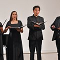 Ein Quartett des vielstimmigen „ensemble cantissimo“ brachte herausragenden a-capella-Gesang zu Gehör.