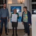 1. Preis an Julia Tandetzky und Christian Kämpf, hier mit Vize BTP Holzmann