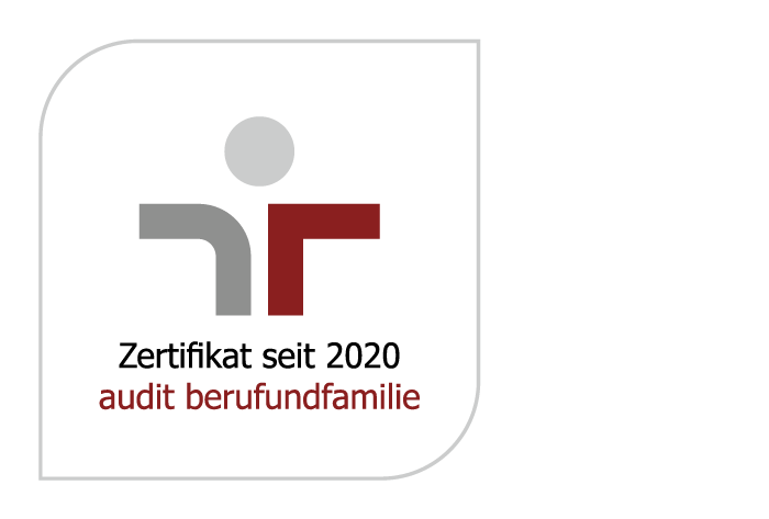 Logo audit berufundfamilie: Zertifikat seit 2020